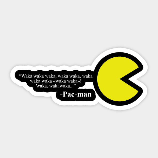 Waka Waka Waka Waka ! Sticker by GeekandNerdyStuff